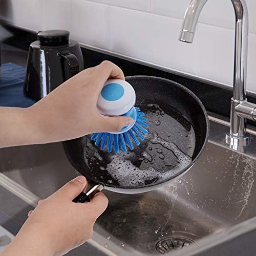 Dish Brush with Soap Dispenser, 2 Pack