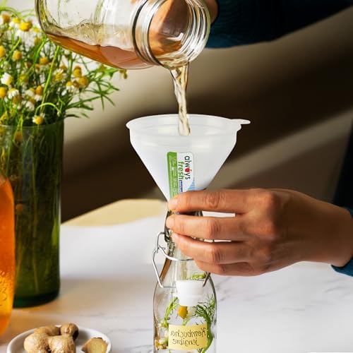 Small Funnel - Natural - Clear - Food Storage, Portion Control