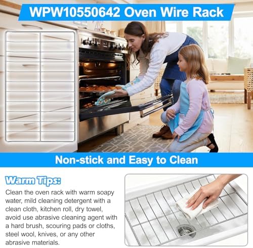 UPGRADE WPW10550642 Oven Rack Replacement For Whirlpool Oven Racks