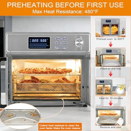 3 IN 1 Air Fryer Replacement Parts for Kalorik MAXX 26QT Toaster Oven
