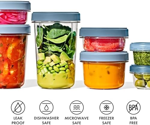 OXO Good Grips 32 oz Twist & Stack Container, 2 Pack