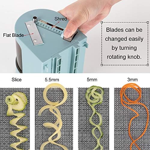 Ourokhome 4-Blade Vegetable Spiralizer