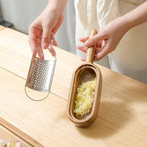 Wooden Cheese Grater with Handles - Kitchen Grater Wooden Shredder