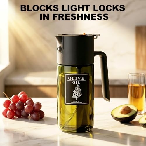 Gelibo 2-IN-1 Oil Sprayer for Cooking,Oil Dispenser for