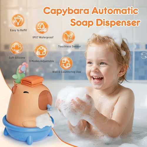 Capybara Automatic Foam Soap Dispenser, Touchless Sensor, 9.5oz/280ml