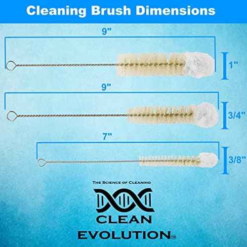 Bendable Bottle Brush Set, Soft Bristles, Narrow Spaces