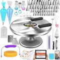 RFAQK 250 PCs Aluminum Cake Decorating Tools Kit