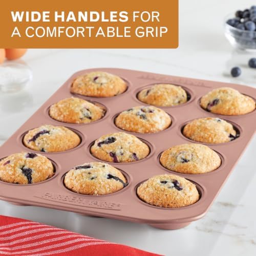 Farberware 47776 Nonstick Bakeware, Nonstick Muffin Pan / Cupcake Pan