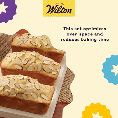Wilton Recipe Right Loaf Pan for Baking, Mini Size, Single Cavity, Set