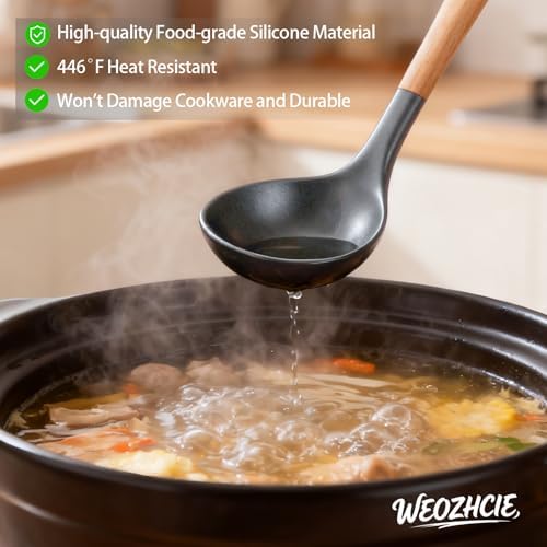 Silicone Cooking Utensil Set,12 PCS Cooking Kitchen Utensils Set