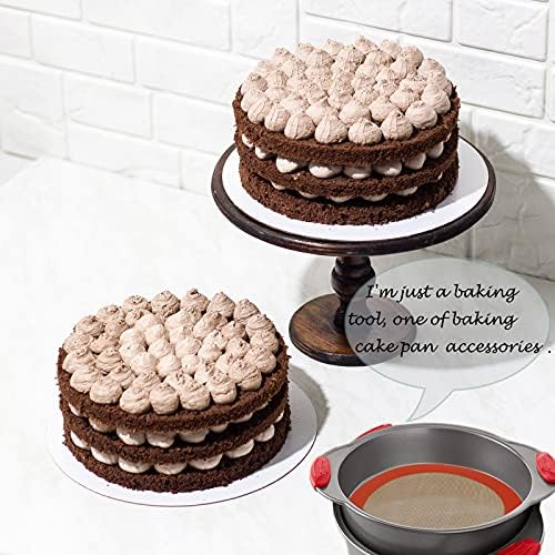 Silicone Baking Mats, 2 Pcs, 9 Inch Round