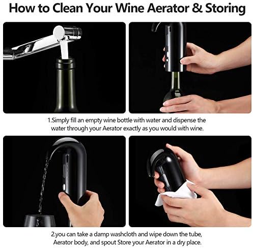 Fathers Day Gift Electric Wine Aerator & Automatic Wine Dispenser