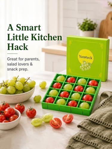 Grapes Cherry Tomatoes Cutter, 16Pcs at a Time