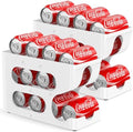 Sotfamily FIFO Soda Can Organizer for Pantry or Fridge, Holds 24 Cans