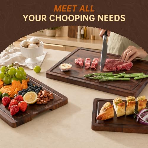 Walnut Wood Cutting Board Set