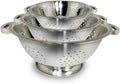 ExcelSteel Colander Set Stainless Steel | Nesting Design | Mirror Polished | by EXCELSTEEL