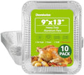 Thickened 10 Pack Heavy Duty Aluminum Pans, 9x13 Aluminum Foil Pans