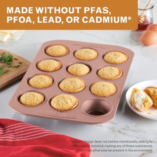 Farberware 47776 Nonstick Bakeware, Nonstick Muffin Pan / Cupcake Pan