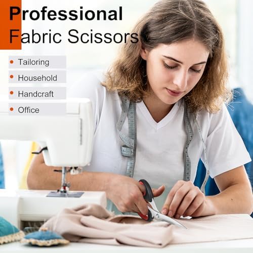 iBayam All Purpose Heavy Duty Scissors for Office, School, Craft