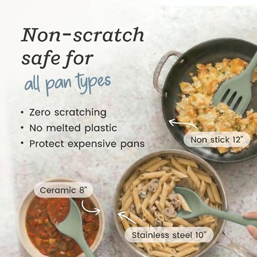 Starpack Stir and Serve Silicone Utensil Set, 5-Piece, 11"