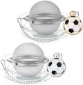 Soccer Tea Infuser Set, 2 Pack Stainless Steel Loose Leaf Tea