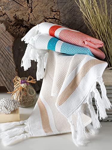 sea me at home Turkish Hand Towels for Bathroom, Kitchen Towels