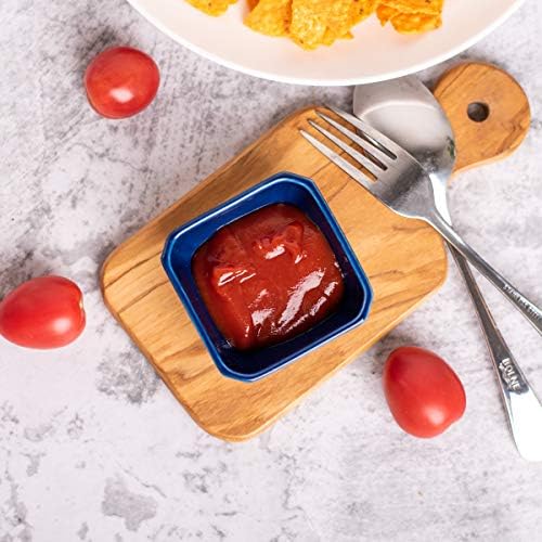 DELLING 3 Oz Ceramic Dip Bowls Set of 6 Colorful, Porcelain Dipping