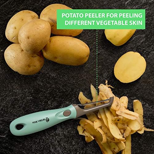 3-in-1 Vegetable Peeler Set - Sharp Stainless Steel Blades with
