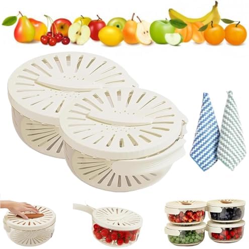 2 In 1 Drainer, Drain Basket Storage Box, Drain Fruit Strainer, 2 In 1