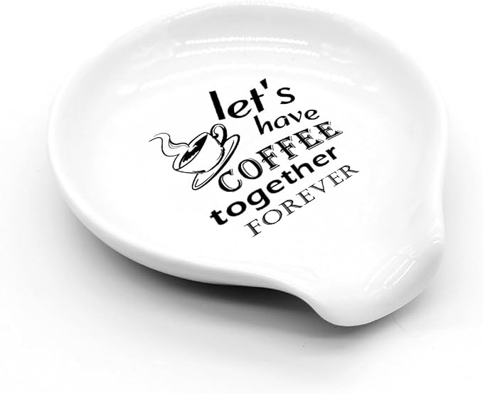 Funny Coffee Spoon Holder-Coffee Spoon Rest-Cafe Bar Station Accessories-Let's - Image 3