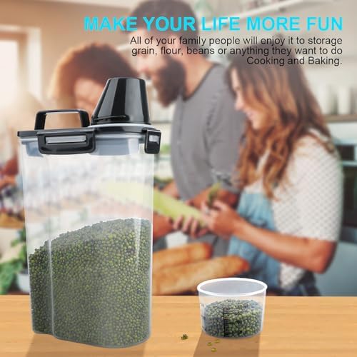 Uppetly Rice Airtight Dry Food Storage Containers, BPA Free Plastic