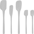 Tovolo Flex Core 5 Piece Silicone Spatula Set Heat Resistant All Silicone by Tovolo