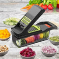 Vegetable Chopper and Spiralizer with Container