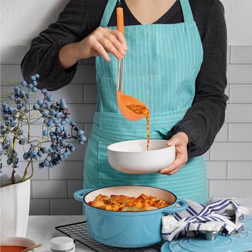 Marsrut 7-Piece Silicone Cooking Utensil Set, Orange