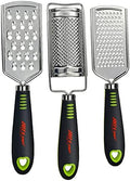 ALLTOP Food Graters, Stainless Steel, Set of 3