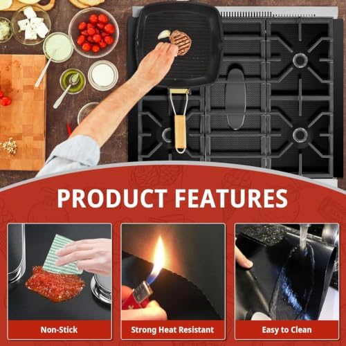2 Pack Stove Covers, Gas Range Protectors for Samsung Gas Range Stove