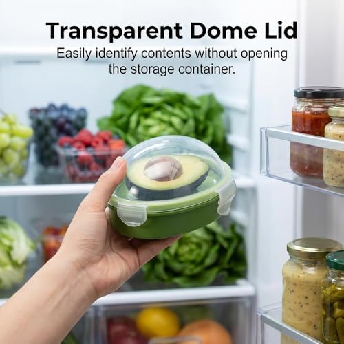 Avocados Saver Keeper Container for Fridge, Reusable Avocado Holder to