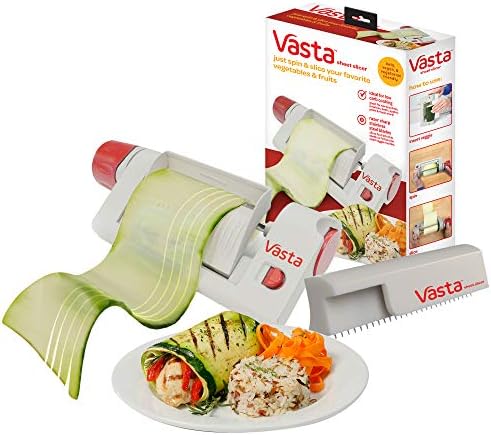 Vasta Veggie & Fruit Sheet Slicer, Stainless Steel Blade, 2