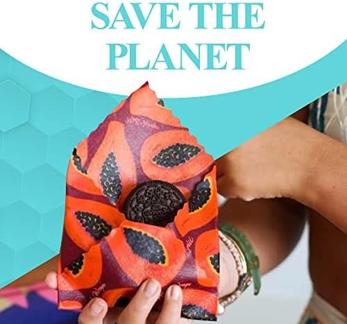 Meli Wraps Reusable Beeswax Wrap Roll, 13.5 x 42, Purple Papaya