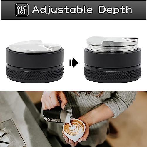 Stainless Steel Coffee Tamper 53mm Espresso Tamper Coffee Powder