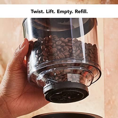 KitchenAid KCG8433 Burr Coffee Grinder, Matte Black