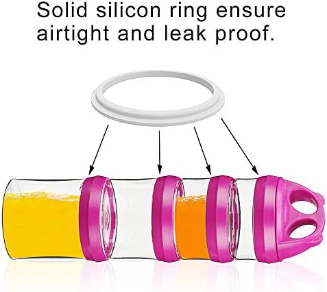 BeneLabel Stackable Food Storage Containers with Twist Lock System