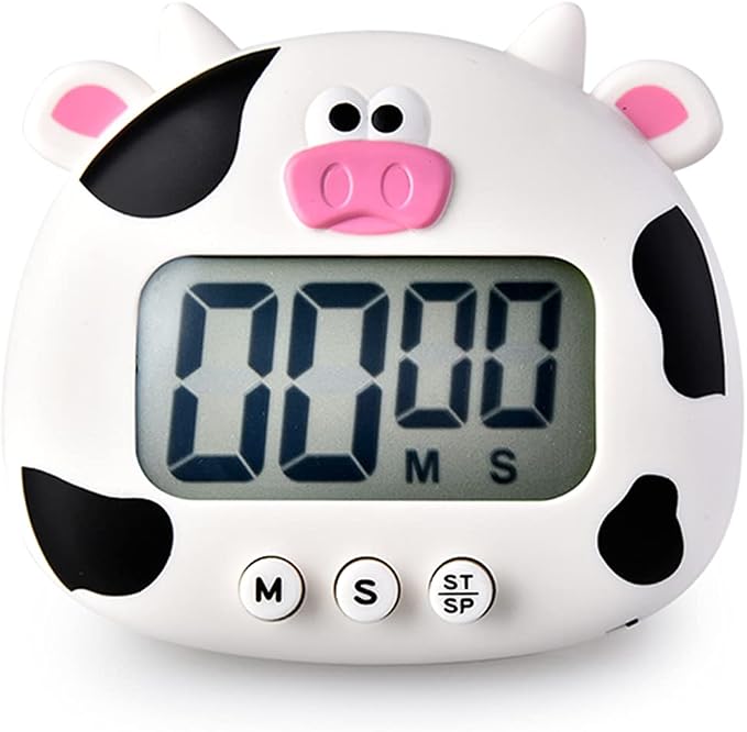 Kitchen Timer, Cute Cartoon Animal Countdown, Digital Cooking Timer by LVGADR