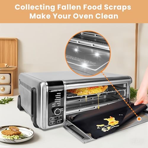 Crumb Tray Replacement with 4pcs Teflon Mats for Ninja Foodi SP101 &
