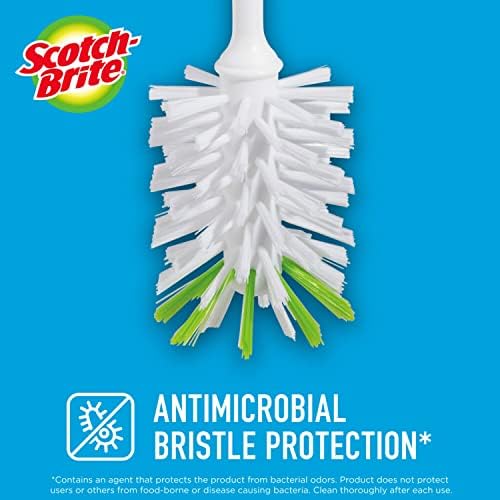 Scotch-Brite Glass and Water Bottle Brush, Long-Lasting,Safe on