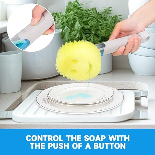 Smile Sponge Dish Wand Holder for Scrub Daddy