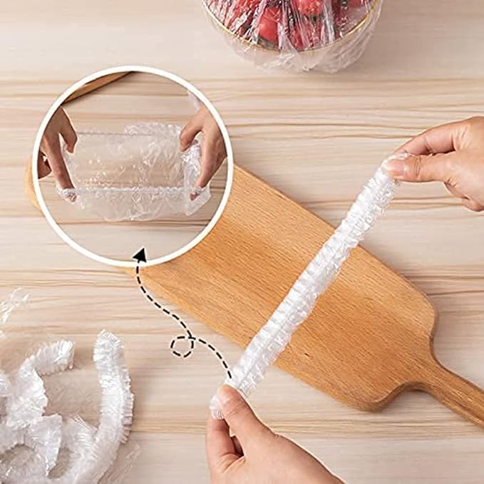 Fresh Keeping Bags, Plastic Sealing Bags Food Cover, Universal Kitchen Wrap - Image 3