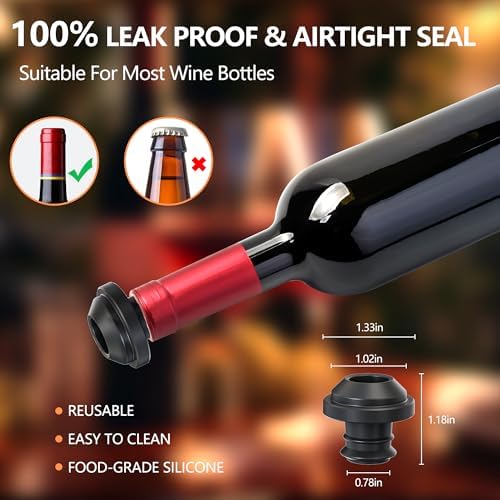 Electric Wine Saver Pump, Automatic Rechargeable Wine Preserver