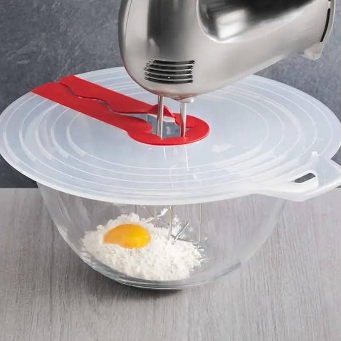 12 Inch Mixing Bowl Splatter Guard – BPA-Free Anti-Splash Screen - Image 6