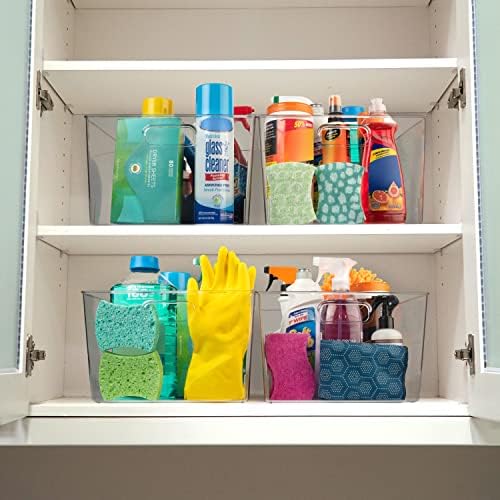 ClearSpace Clear Plastic Storage Bins, 2 Pack